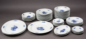 Kgl. P. Diverse dele Blå Blomst 48