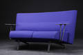 Ubekendt design. Banansofa med borde.