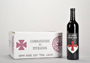 36 fl. Commanderie de Peyrassol 2007 Le Croix de Peyrassol VDP.