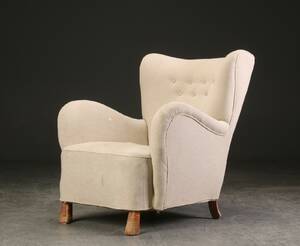 Overpolstret lænestol, 1940erne