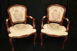 FÅTÖLJER ROKOKOSTIL 2 ST