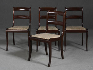 Dansk møbelproducent, Spisestuestole af mahogny 4