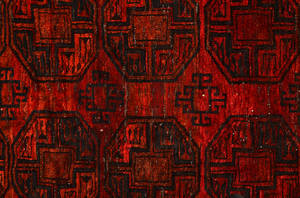 Matta, Äldre Afghan, 275x245 cm