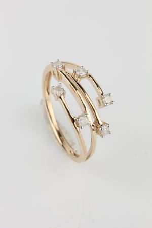 Diamantring, ca. 0.25 ct.