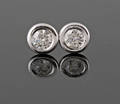 18K Earrings set with brilliant cut diamonds 0.80 ct .2