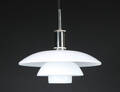 Poul Henningsen. PH 4½  4 pendel, glas