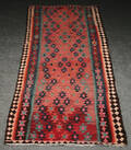 Persisk Kermanshah nomade-kelim, 355x130 cm.