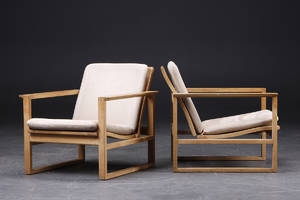 Børge Mogensen 1914-1972. To slædestole, model 2256 2