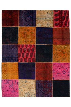 Patchwork tæppe, 254x200 cm. Denne vare er sat til omsalg under nyt varenummer 5086648