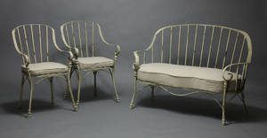 To-pers. sofa samt par armstole, Udstillingsmodel 3