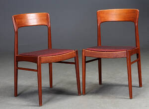 Danske møbelproducent. To  stole af teak Denne vare er sat til omsalg under nyt varenummer 4306819