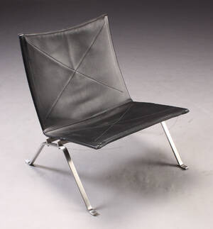 Poul Kjærholm. Lænestol, model PK-22