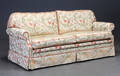 Tre pers. Sofa med brokadestof  Denne vare er sat til omsalg under nyt varenummer 4506712