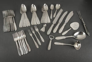 Georg Jensen. Mitra bestik af stål 61