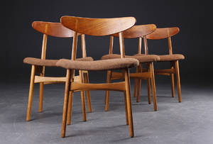 Hans J. Wegner 1914-2007. Stole af teak og eg, model CH-23 4
