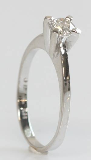 Solitairering, ca. 0.58 ct.