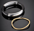 Georg Jensen. To armrige. 2
