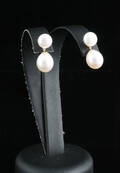 9K fresh water pearl earrings