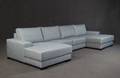 Dänisches Design, großes Sofa mit Chaiselongue, Modell Jane, drei Elemente 3