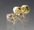 Par brillant ørestikker ca. 1.00 ct.
