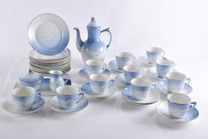 Delar till kaffeservis. Bing  Gröndahl Måsen 39