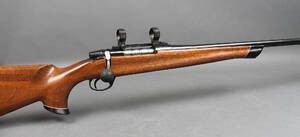 Jagtriffel Italiensk Antonio Zoli kaliber 6,5x55 mm med lyddæmper