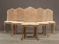 Seks spisestuestole. Fransk stil. 6