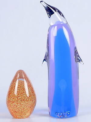 FIGURIN SAMT BREVPRESS, glas, 1900-tal.