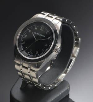 Georg Jensen, model Vice, herrearmbåndsur