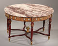 Louis XVI form sofabord med marmor plade