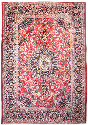 Persisk Mashad tæppe,287x200 cm.