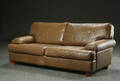 Tre-pers. sofa, læder, dansk møbelproducent