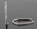 9K Diamond Earrings approx.0.23ct 2
