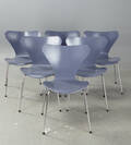 Arne Jacobsen, Fritz Hansen, stolar 3107 Sjuan, 6 st
