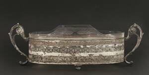 Jardiniere i nysilver, 1900-talets början