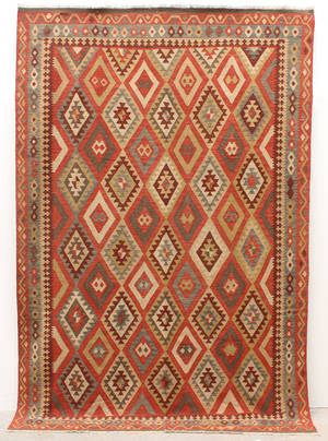 Matta, Kelim Uzbek. 295 x 200.