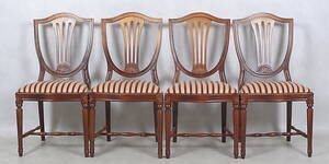 STOLAR, 4 st, gustaviansk stil, 1900-tal.