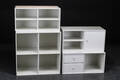 Peter J. Lassen. Fire Montana moduler, hvidlakeret MDF 4