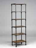 Bogreol industrielt design, genbrugsmaterialer