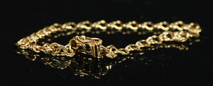 Armlänk, 18K guld, vikt ca 5 gr