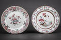 To tallerkner kinesiske Qianlong 1700-tallet 2