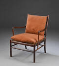 Ole Wanscher. Lænestol model Colonial Chair af palisander 