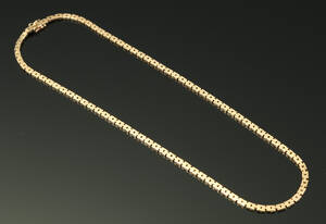 Halskæde af guld 14 kt, 16,3 gr.