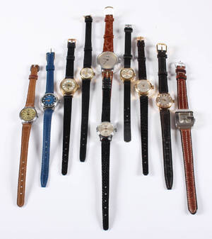 Samling vintage dameure 10 