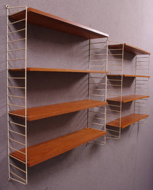 Nils  Kajsa Strinning, Stringhyllor, 2 sektioner, 12 delar