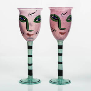 ULRICA HYDMAN-VALLIEN, 2 st pokalglas, Kosta Boda