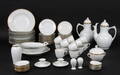 Bing  Grøndahl. Hartmann service af porcelæn med guldkant 73