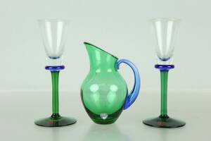 SNAPSGLAS, 2 st, Reijmyre, samt KANNA, Orrefors
