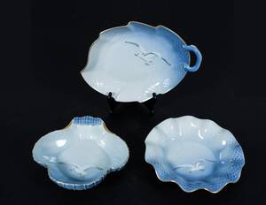 Bing  Gröndahl  Royal Copenhagen, Blå måsen, 3 delar3