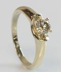 Solitairering, ca. 0.52 ct.
